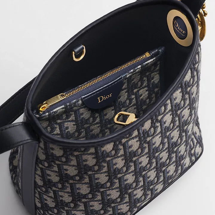 Dior Oblique Jacquard Key Hobo Shoulder Bag 2