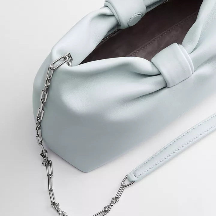 Dior Small Bow Bag Ice Blue Lambskin 3