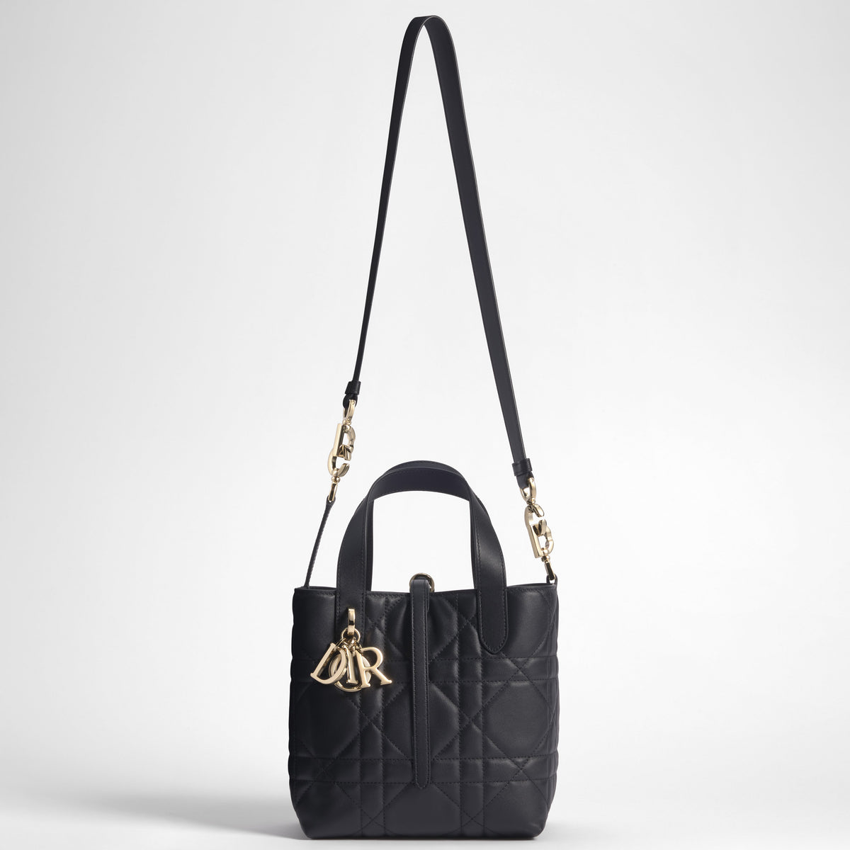 Dior Small Dior Toujours Bag in Black Supple Cannage Calfskin 2