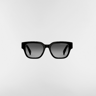 Dior Black Acetate Sunglasses With Gold Hardware