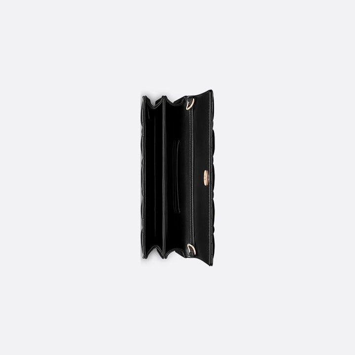 Dior Black Cannage  Bag with Elegant Gold Accents 3
