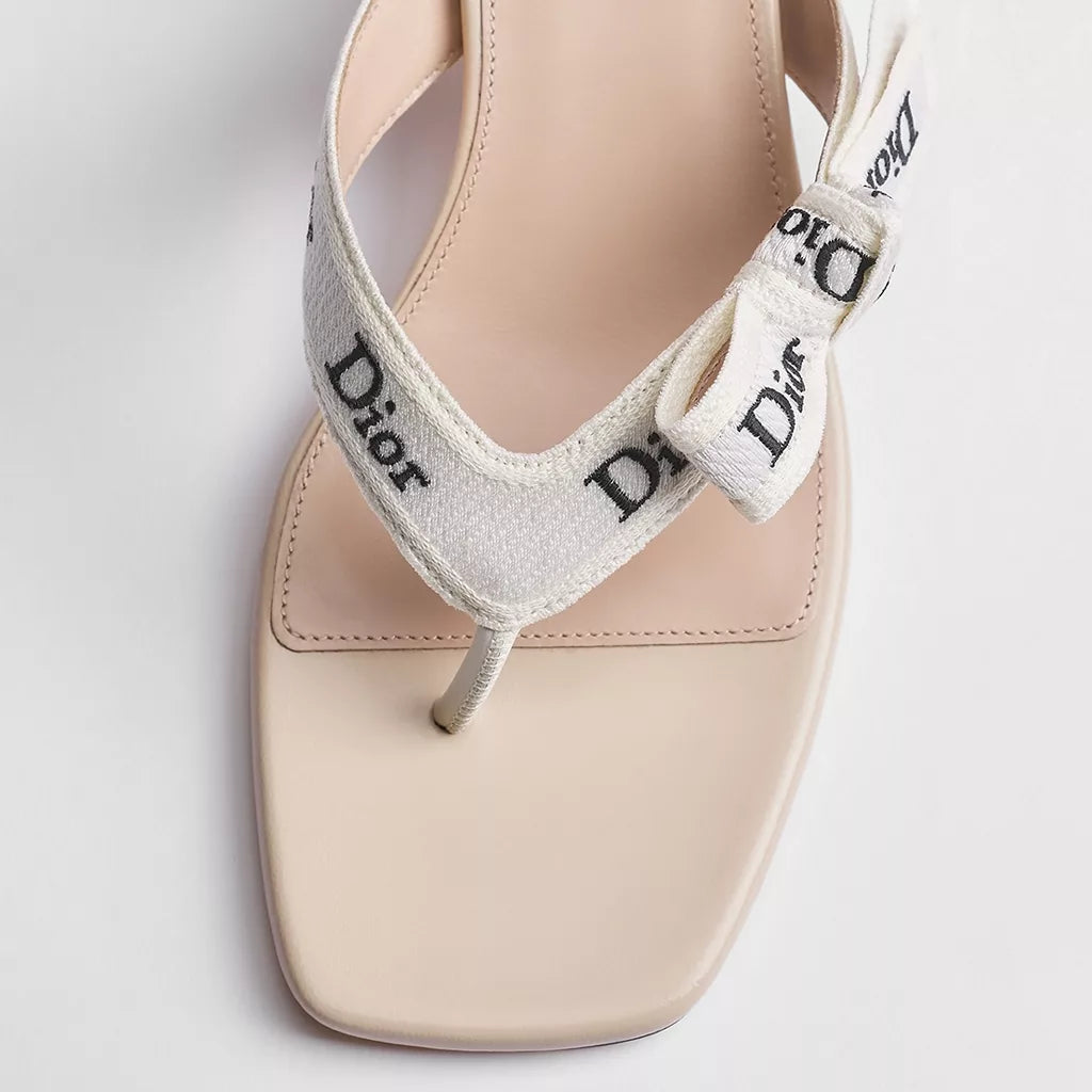 Dior J'Adior Heeled Thong Sandal 4