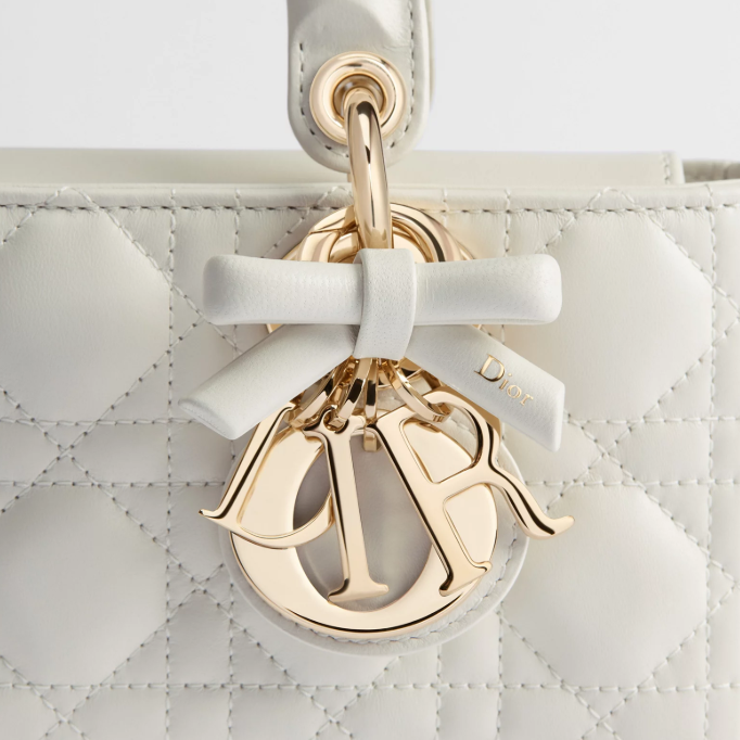 Dior Small Lady D-Joy Bag Latte Cannage Lambskin 3