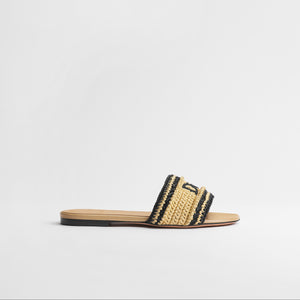 Dior Woven Open Back Slide Shoe