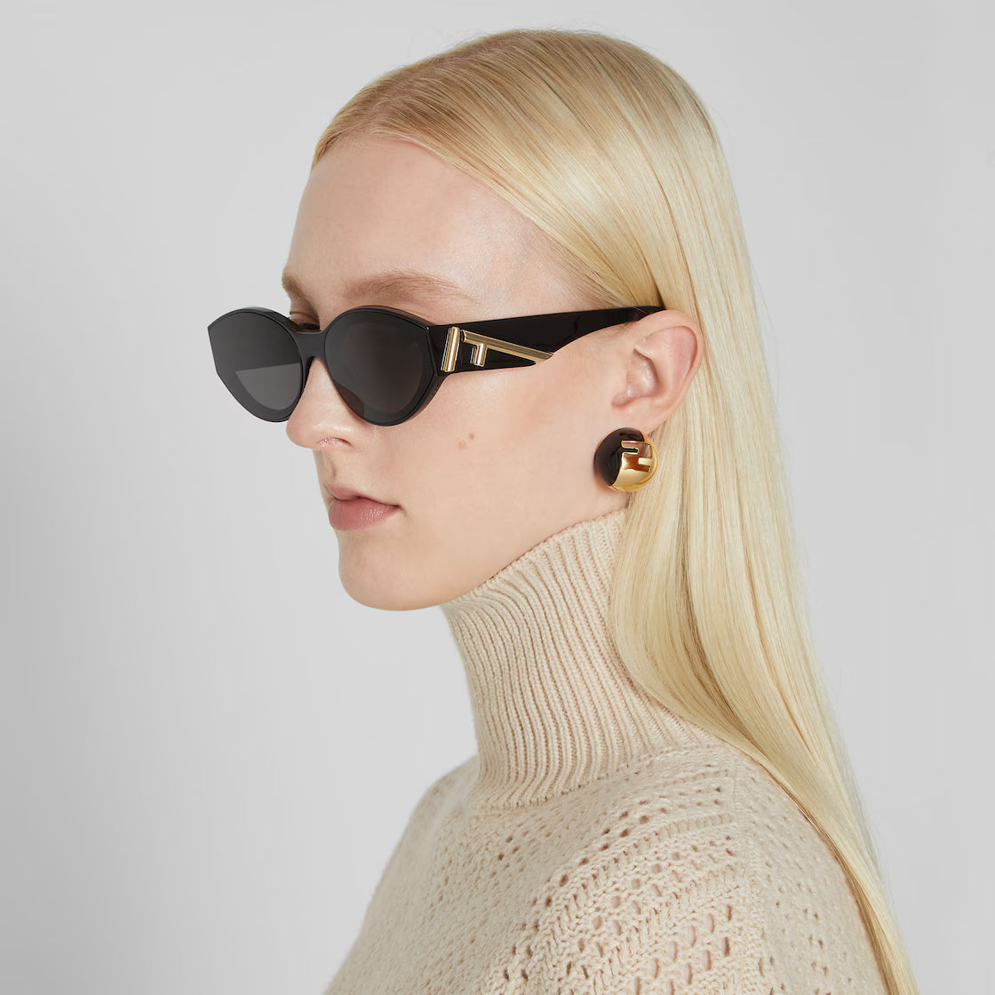Fendi First Black Acetate Sunglasses 4