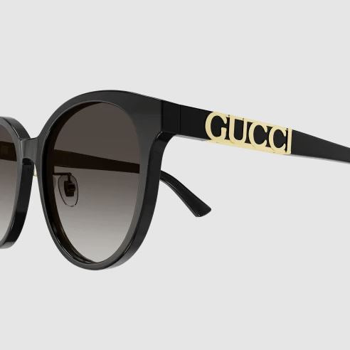 Gucci Gradient Grey Oval Sunglasses 3