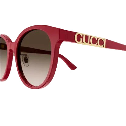 Gucci Round Red Fashion Designer Sunglasses 2