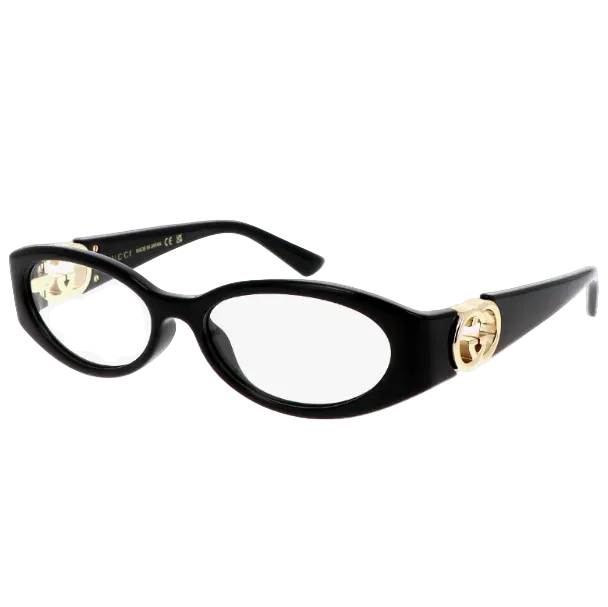 Gucci Eyeglasses With Gold Gg Logo 2