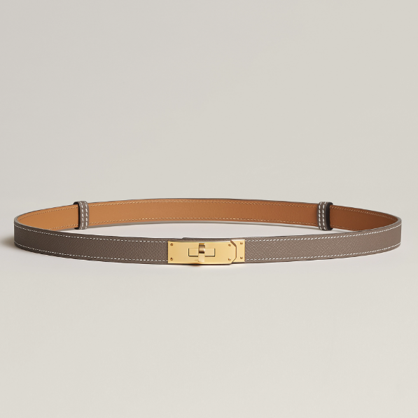 Hermes Kelly 18 Étoupe Belt