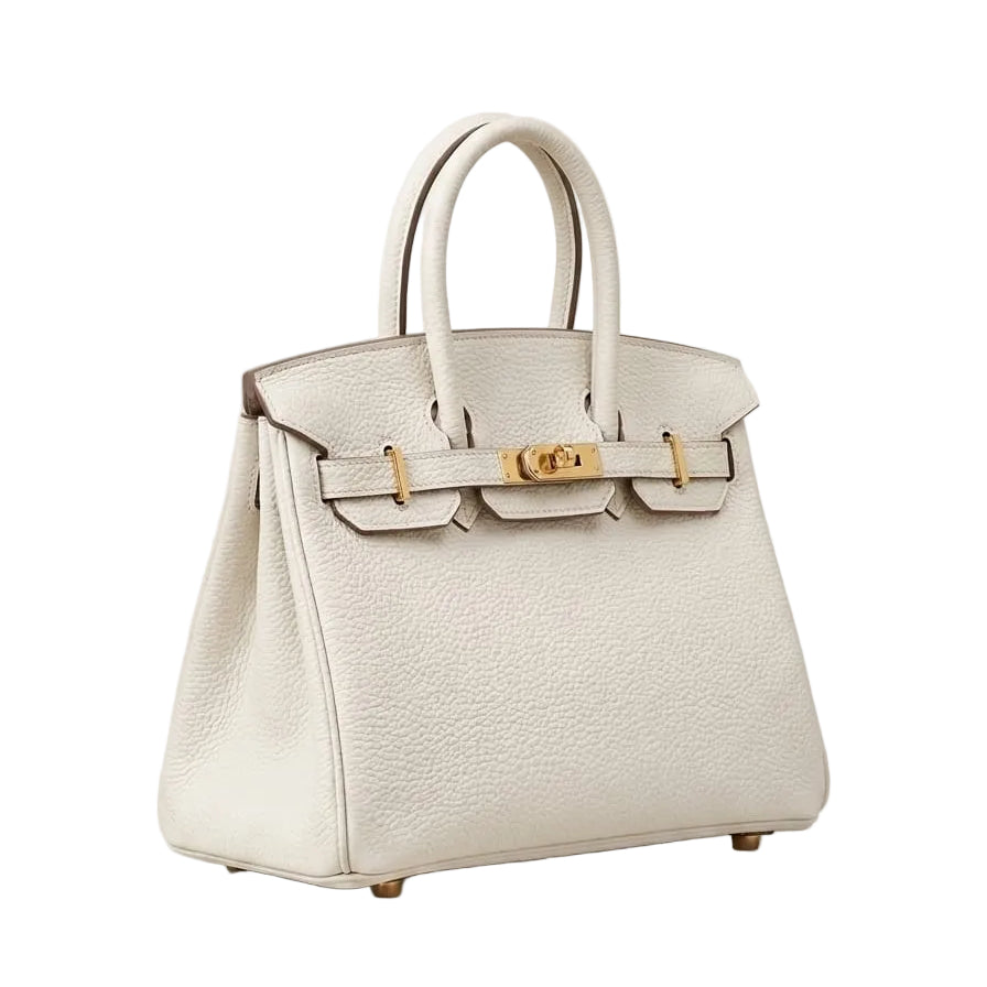 Hermes Birkin 25 Craie in Togo Leather with Gold Hardware 3