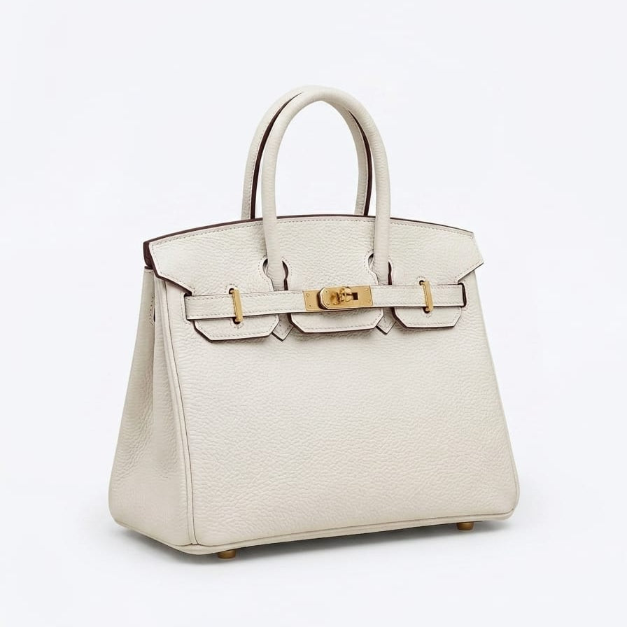 Hermes Birkin 25 Craie in Togo Leather with Gold Hardware 1