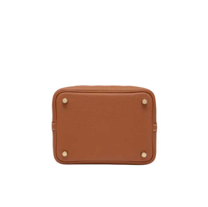 Hermes Leather Bucket Bag – Brown 3