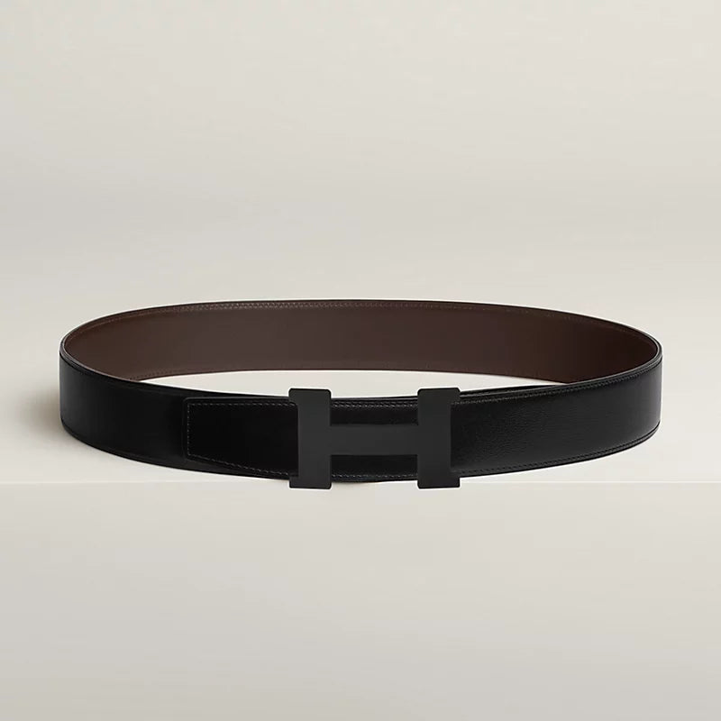 Hermès Reversible Belt With Black Buckle