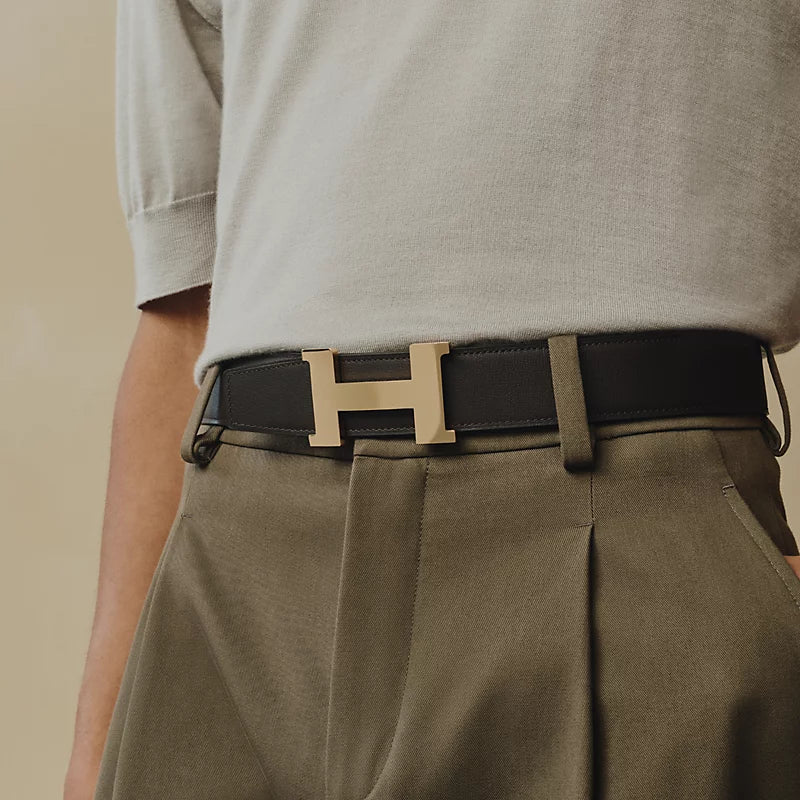 Hermès Reversible Belt With Gold Buckle 3