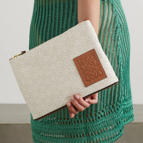 Loewe Anagram Jacquard Pouch