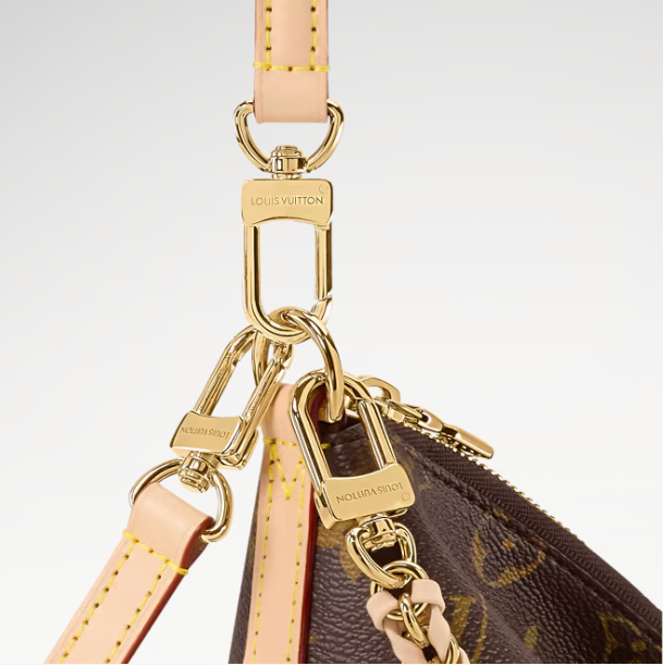 LV Loop Hobo Bag In Signature Monogram Canvas 4