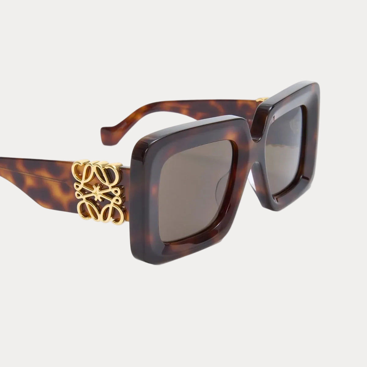 Loewe Anagram Square Oversized Sunglasses With Gold Anagram 2