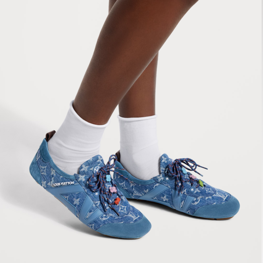 Louis Vuitton Sneakerina Blue Denim 4
