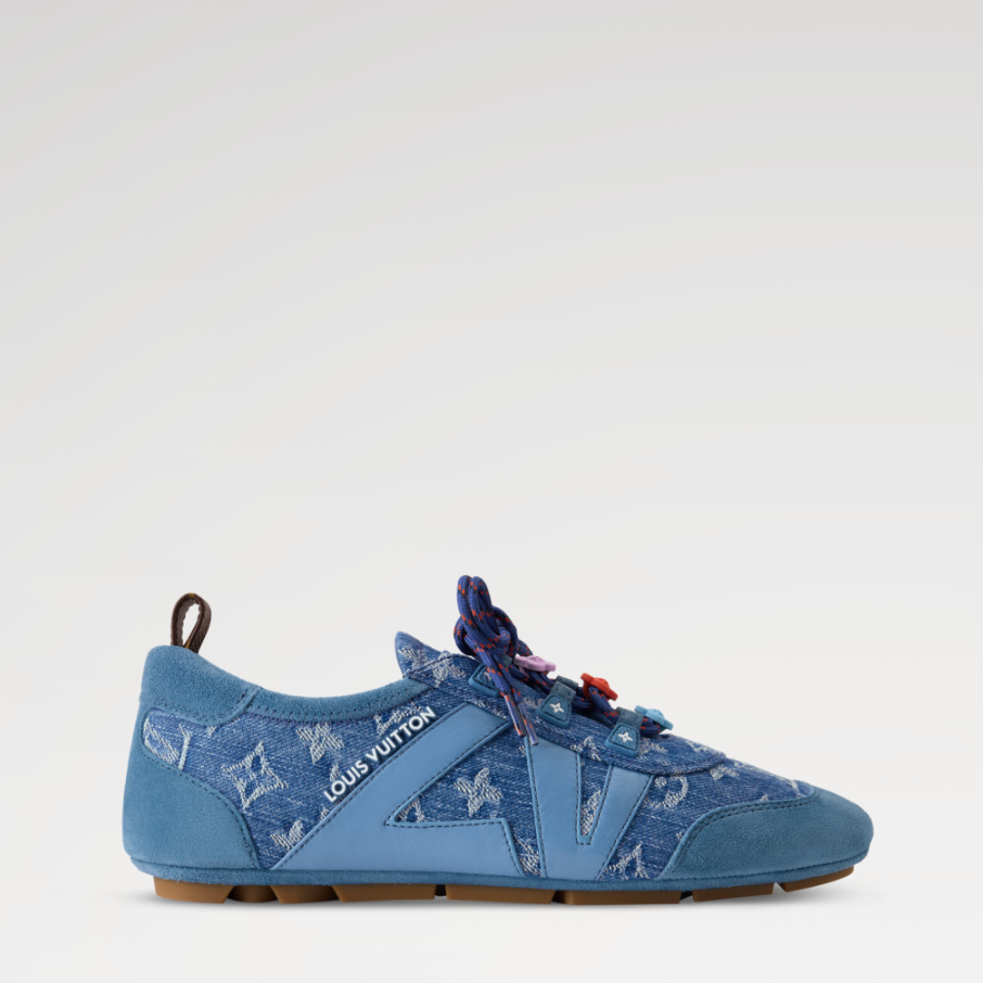 Louis Vuitton Sneakerina Blue Denim 3