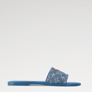 Louis Vuitton Lily Flat Mule Monogram Denim