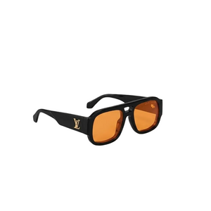 Louis Vuitton Modern Square Sunglasses - Black Frame With Orange Tint