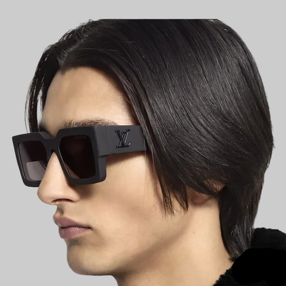 Louis Vuitton Signature Square Sunglasses - Matte Black 4