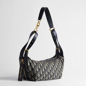 Dior Small D-Journey Bag Blue Dior Oblique Jacquard