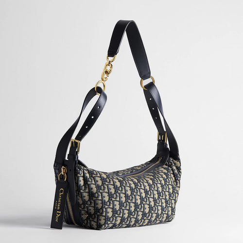 Dior Small D-Journey Bag Blue Dior Oblique Jacquard