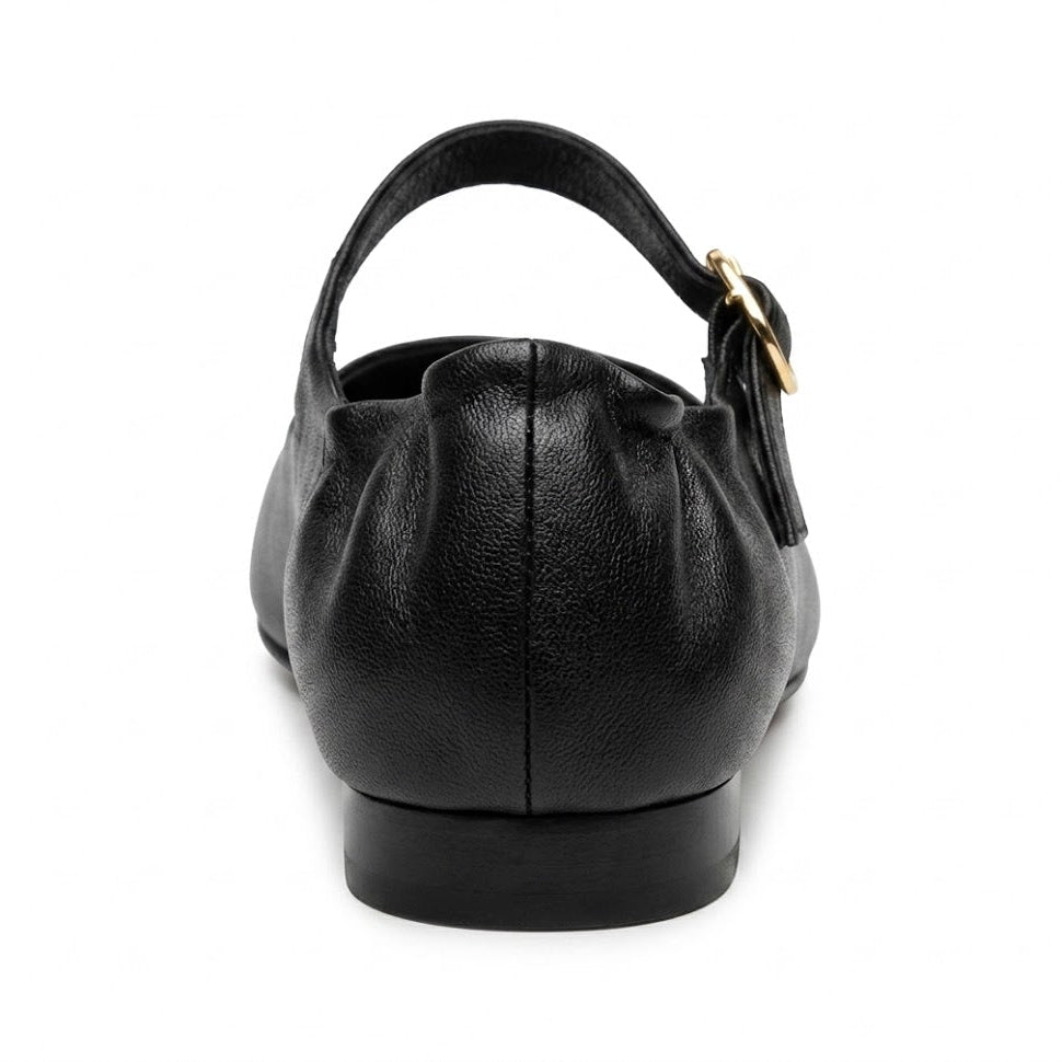 Miu Miu Ruches Nappa Leather Ballerinas 4