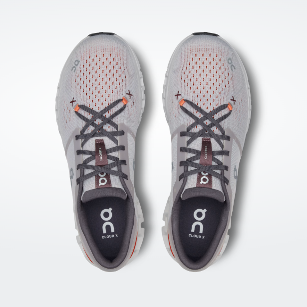 On Running Cloud X 4 Silver | Flame 5