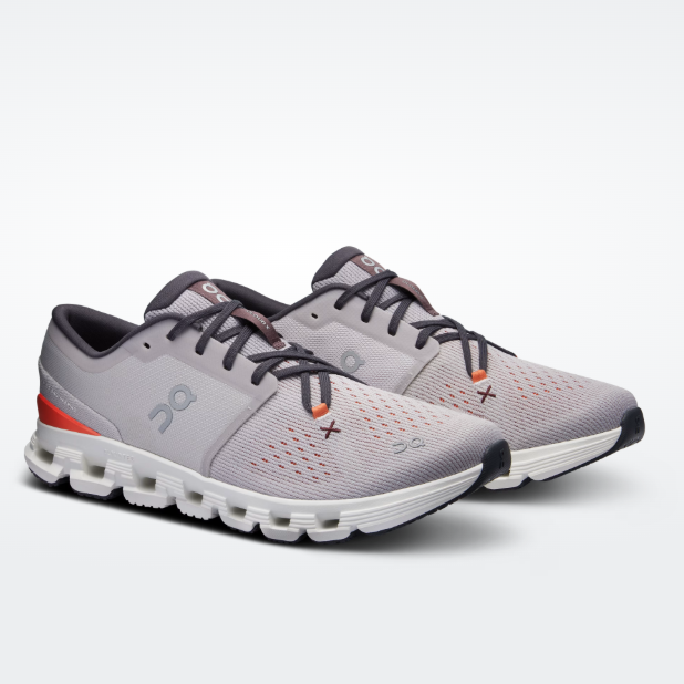 On Running Cloud X 4 Silver | Flame