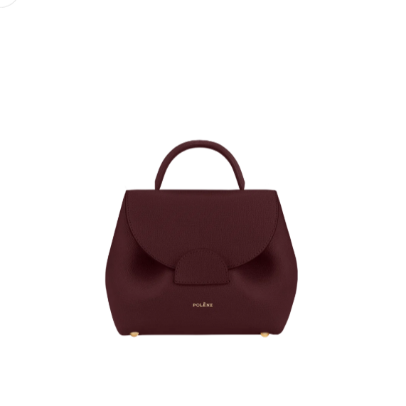 Polène Numéro Un Nano Edition Textured Burgundy