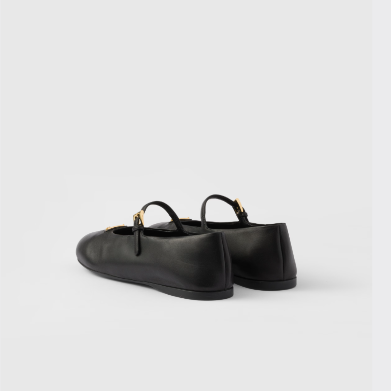 Prada Nappa Leather Ballerinas 3
