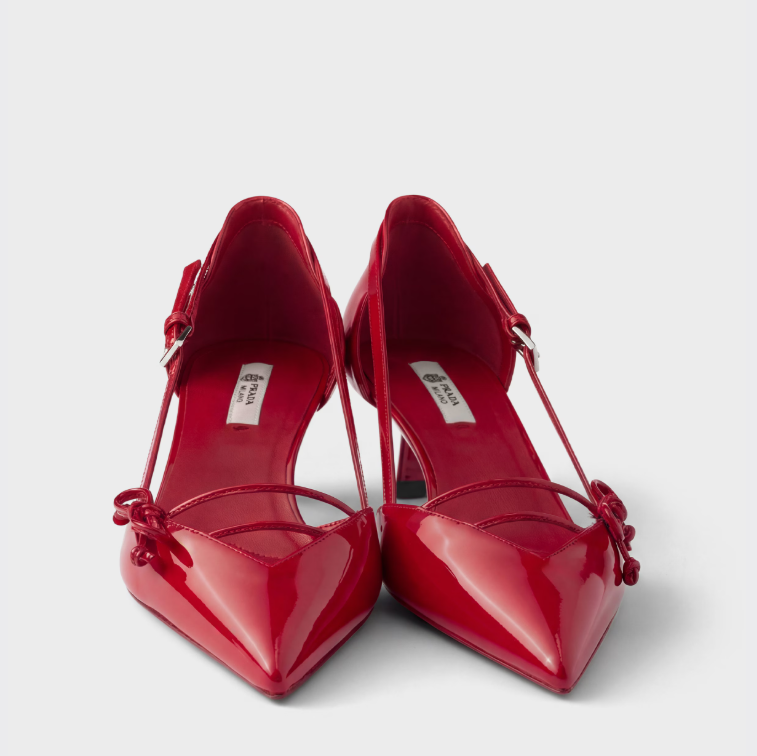 Prada Openside Patent Leather Pumps 3
