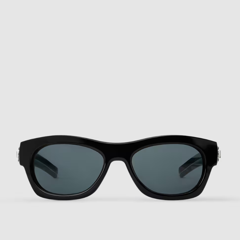 Louis Vuitton Frog Round Square Sunglasses Black 1