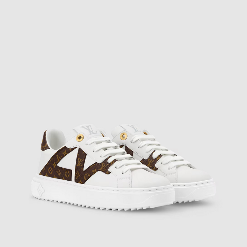 Louis Vuitton Monogram White Leather Sneaker