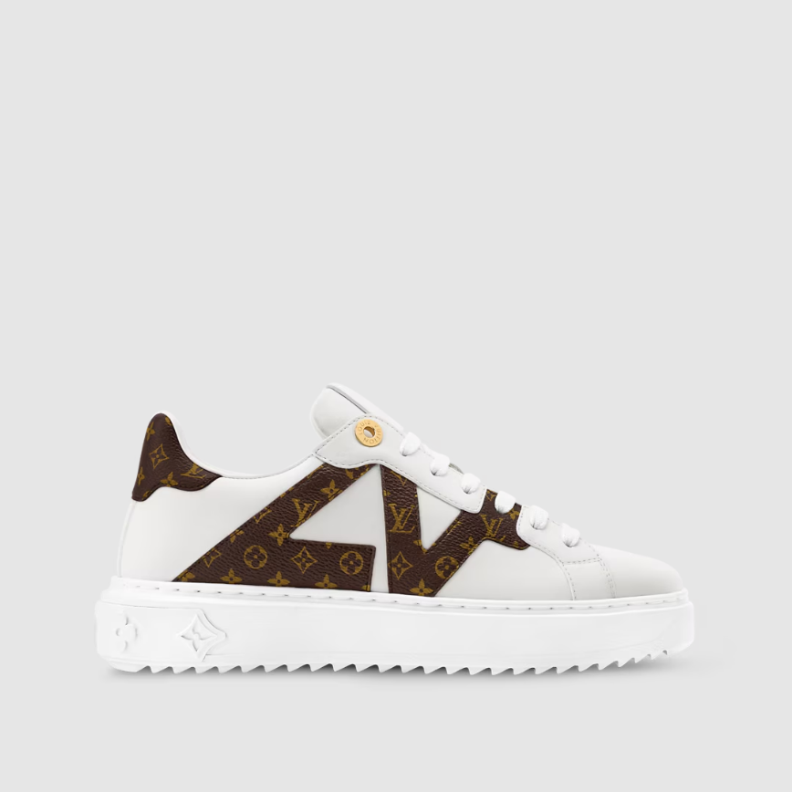 Louis Vuitton Monogram White Leather Sneaker 2