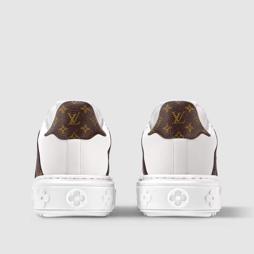 Louis Vuitton Monogram White Leather Sneaker 3
