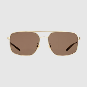 Gucci Specialized Fit Navigator Sunglasses Variation Gold