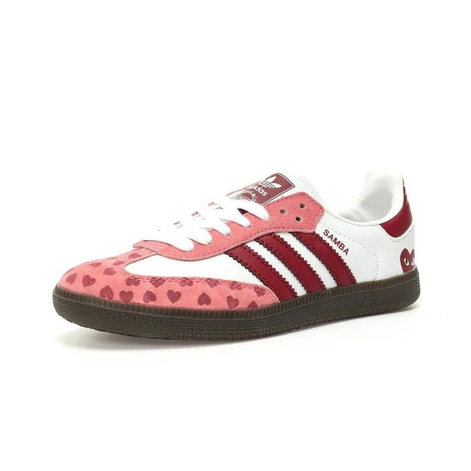 Adidas Samba OG Red Pink Cloud White Sneakers 2