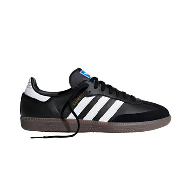 Adidas Samba Sports Shoe With a Black Leather And Rubber Sole