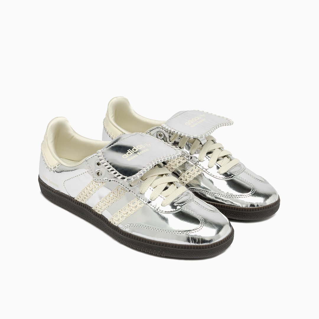 Adidas Samba X Wales Bonner Silver Sneakers 1