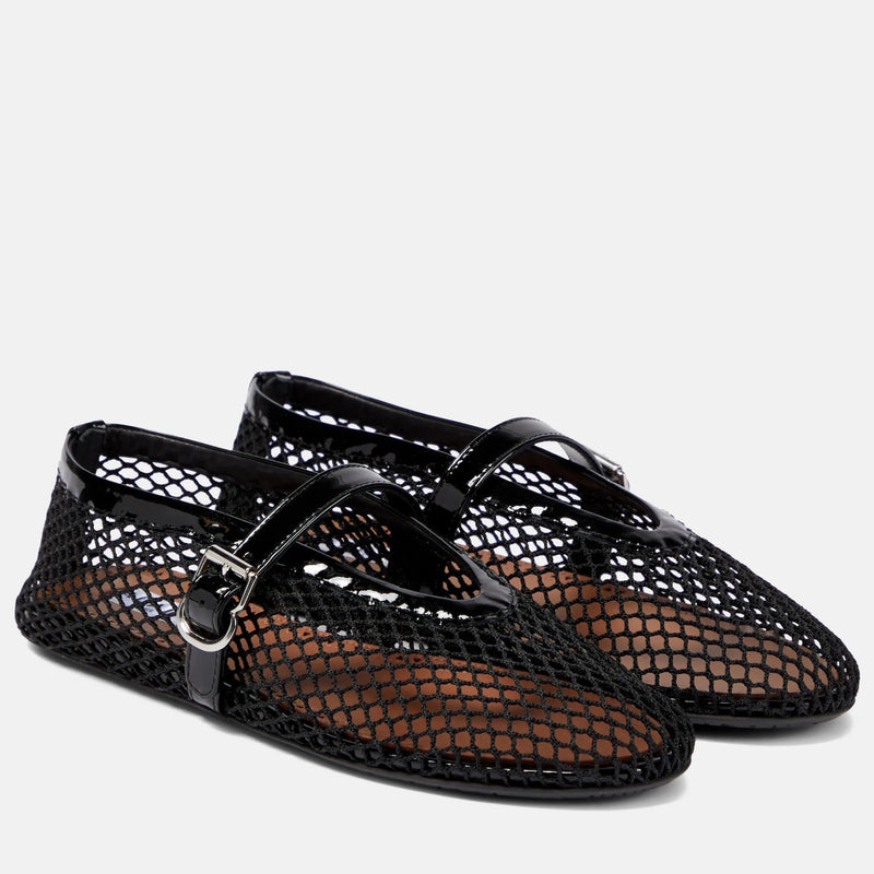 Alaïa Fishnet Ballet Flats