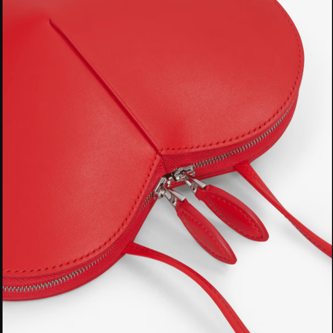 Alaïa Laque Le Coeur Heart-Shaped Bag – Red Patent Leather Mini Crossbody 4