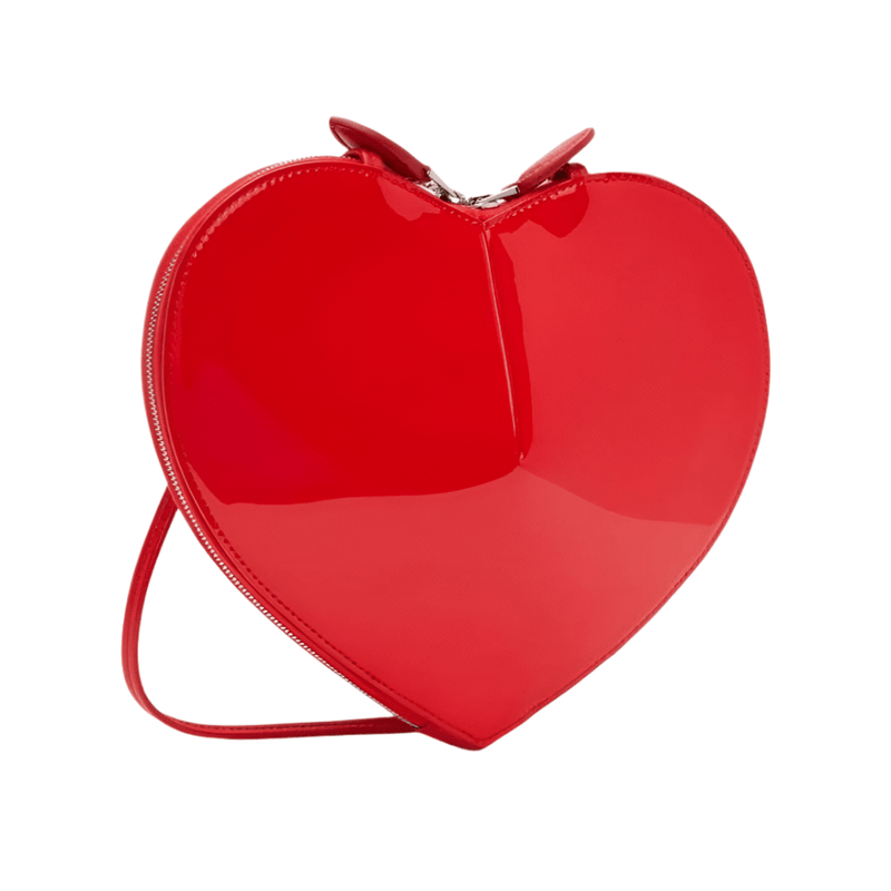 Alaïa 'Le Cœur' Red Crossbody Bag – Heart-Shaped Patent Leather Mini Purse | Modern Romantic Luxury 2