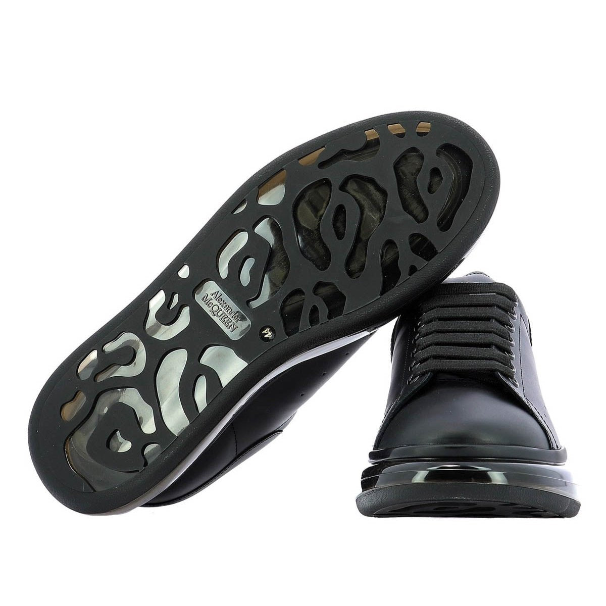 Alexander McQueen - Oversized Sneaker Black Transparent Sole 3
