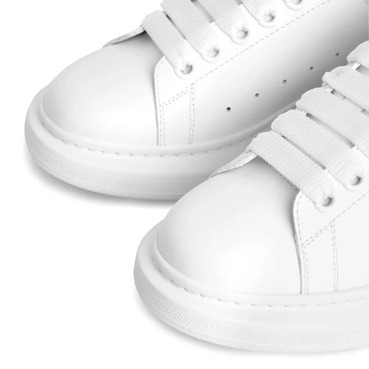 Alexander McQueen White & Black Classic Sneakers 3