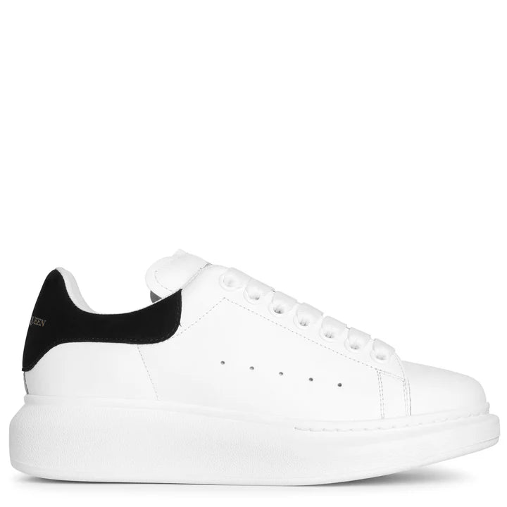 Alexander McQueen White & Black Classic Sneakers 4