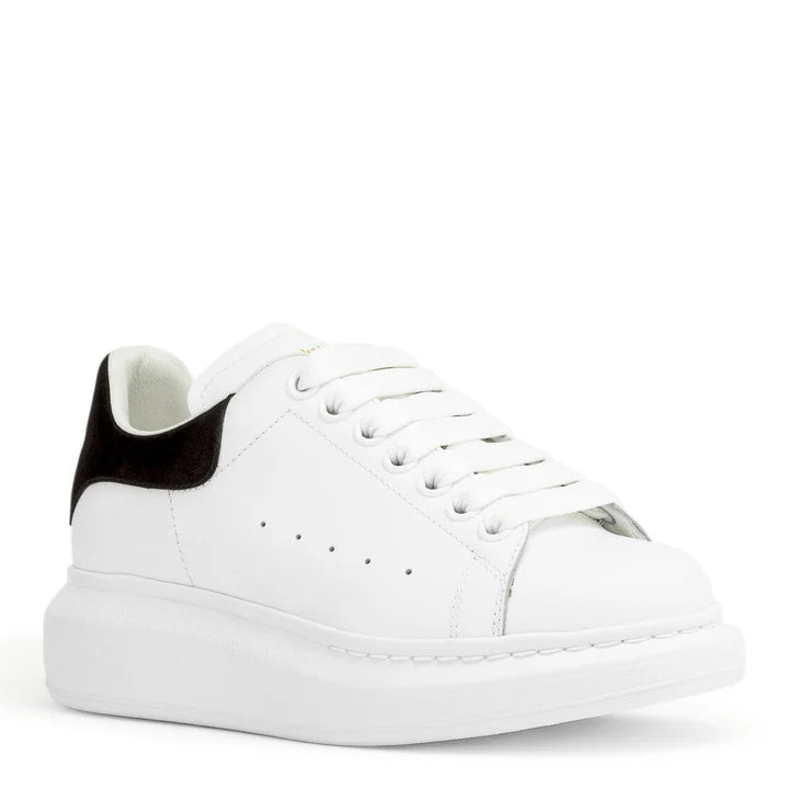 Alexander McQueen White & Black Classic Sneakers 6