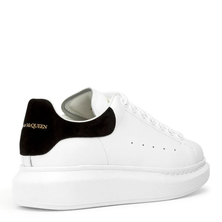 Alexander McQueen White & Black Classic Sneakers 2